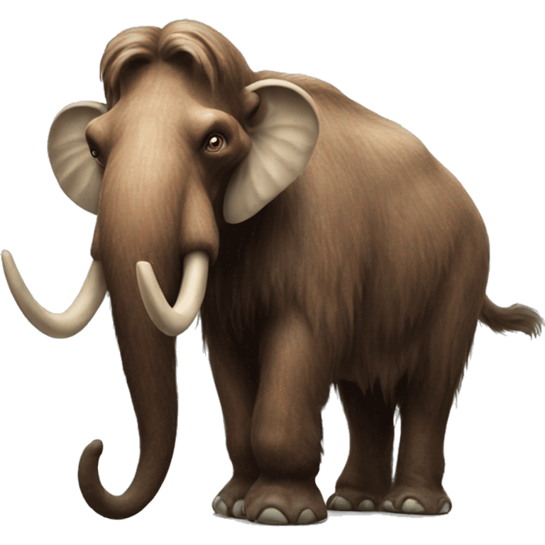 Hyper realistic mammoth  emoji