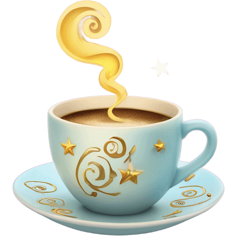 magic fantasy cup of coffee  emoji