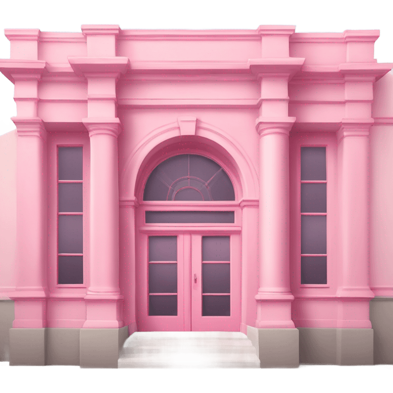 Pink museum  emoji