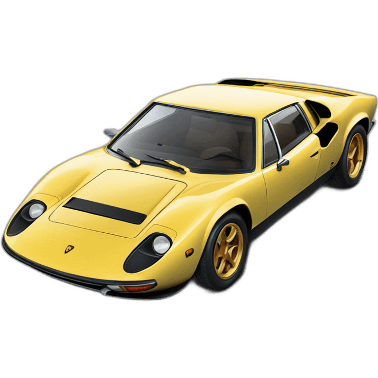 Lamborghini Miura emoji