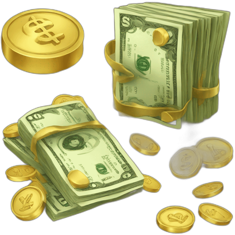 Money gold emoji