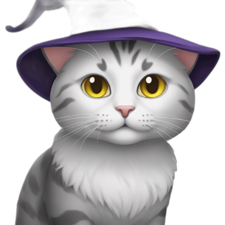 Witch cat emoji