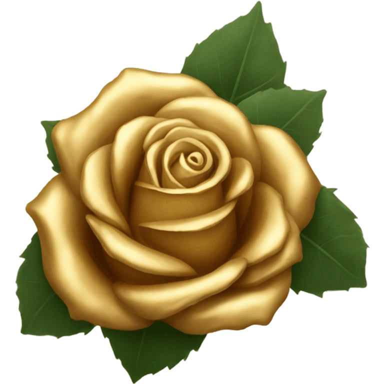 gold rose emoji