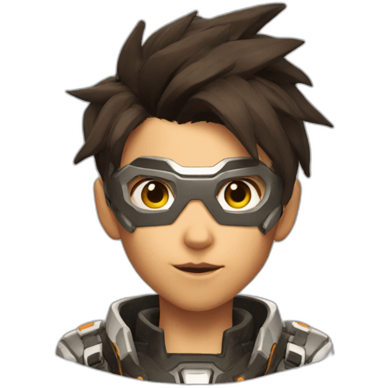 tracer's face from overwatch emoji