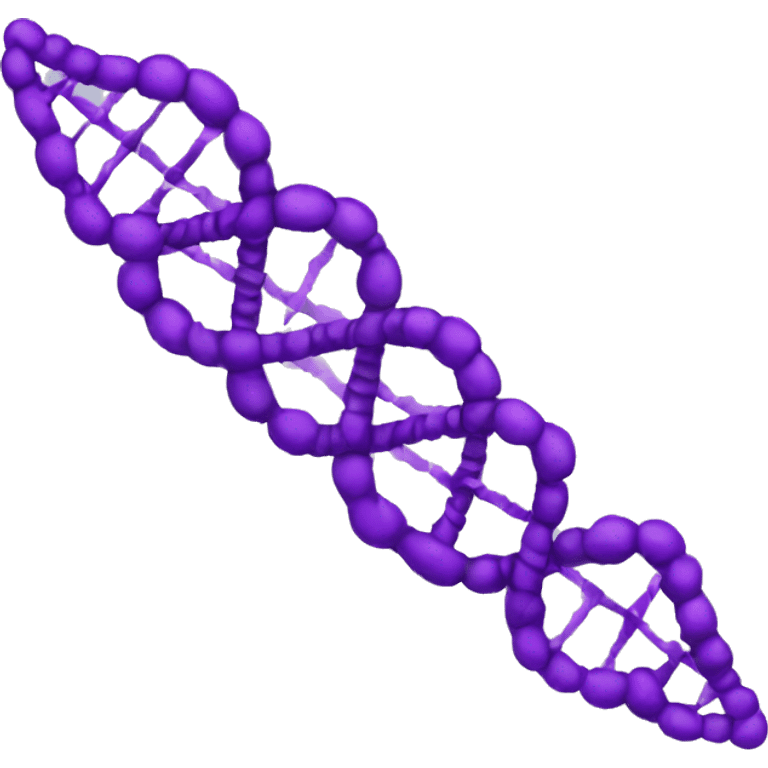 dna helix purple emoji