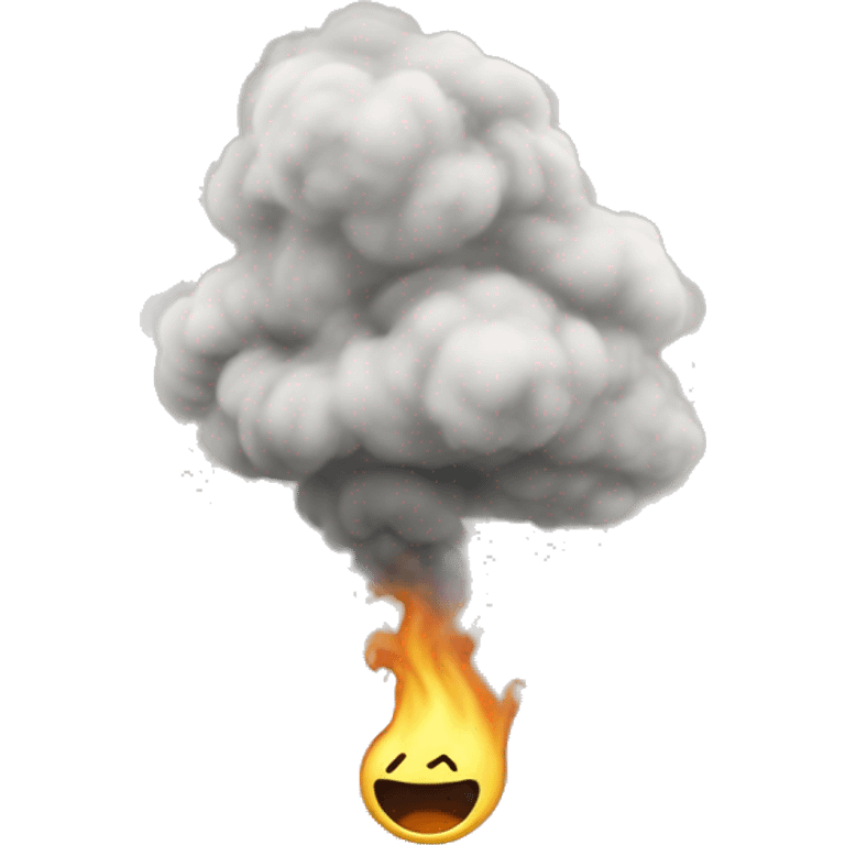 Viento o humo, un símbolo de remolino (representando el sahumerio)  emoji