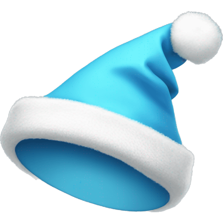 Light blue Santa hat emoji