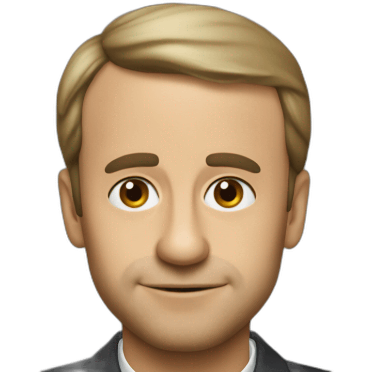 Caca sur macron emoji