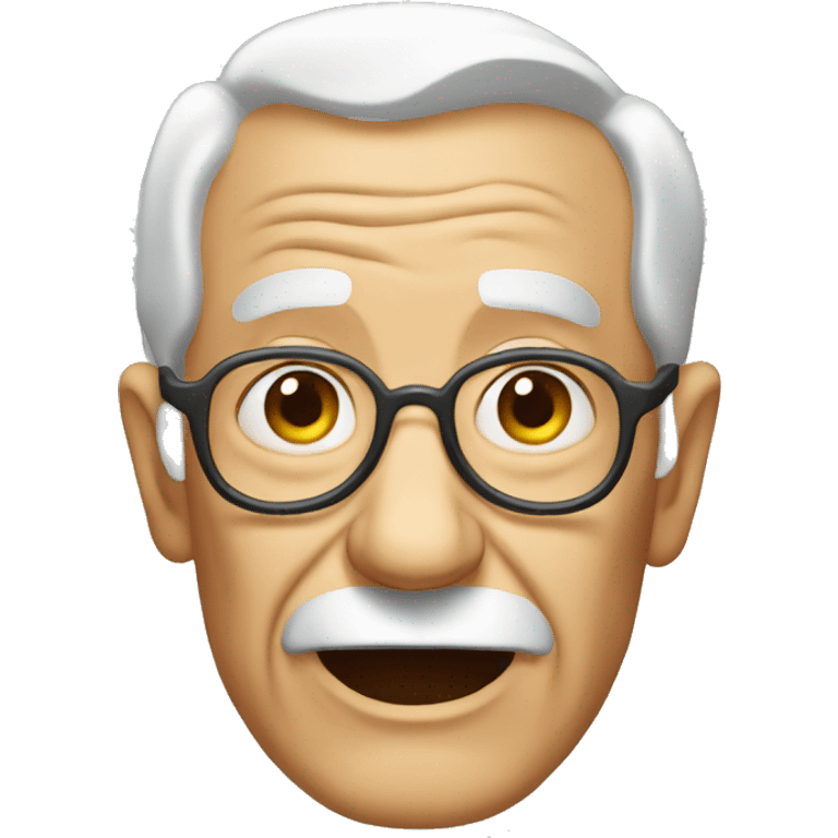 Crazy old man emoji