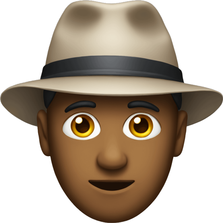 A pair of Eyes wearing a hat emoji