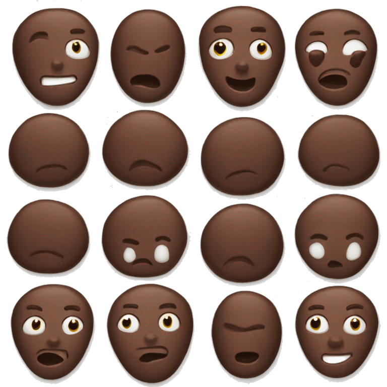 Chocolate  emoji