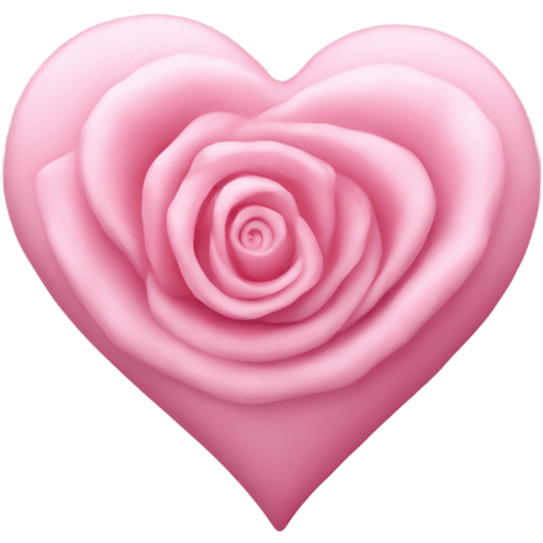 Corazón rosa pastel emoji