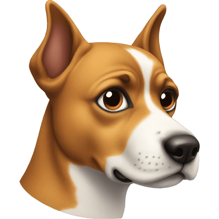 side eyeing dog emoji