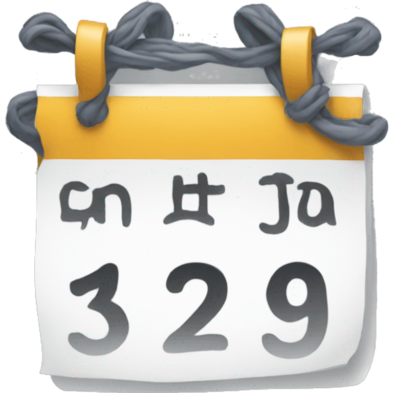 Calendar emoji