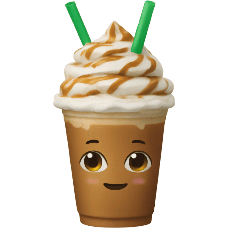 caramel frappuccino emoji