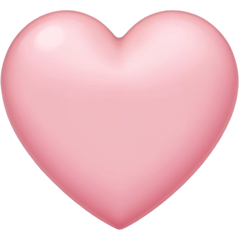 Light pink heart emoji