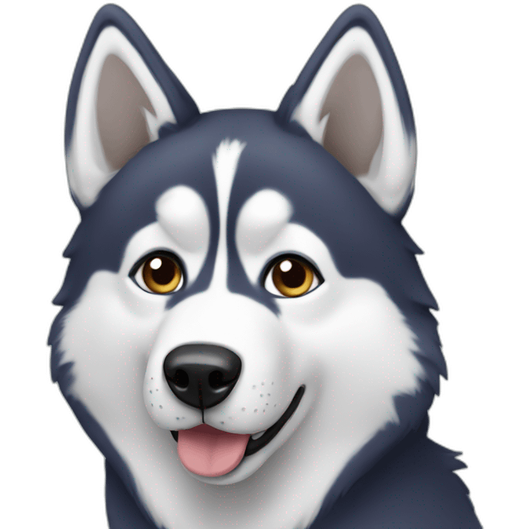 Husky emoji