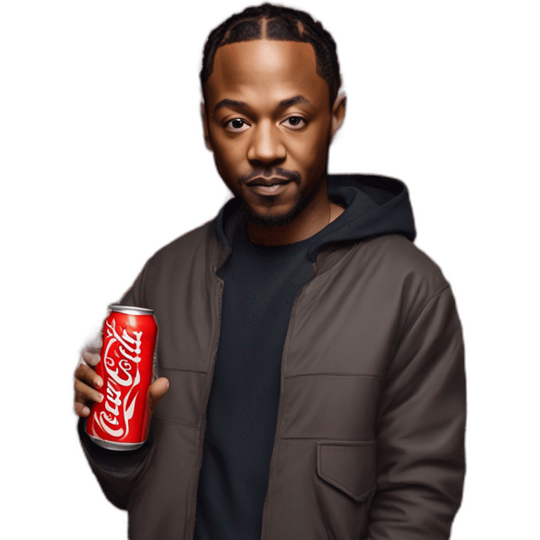 kendrick lamar with coca-cola emoji