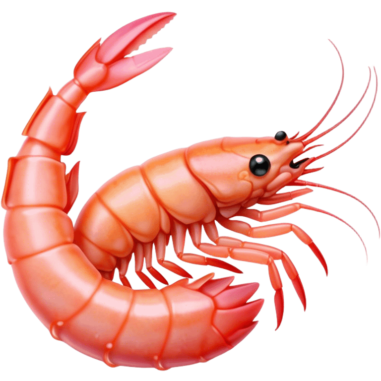 Cinematic glistening shrimp, pink and juicy, slightly curled with a light char, served with lemon wedges, ultra-detailed and fresh, warm glowing background. emoji