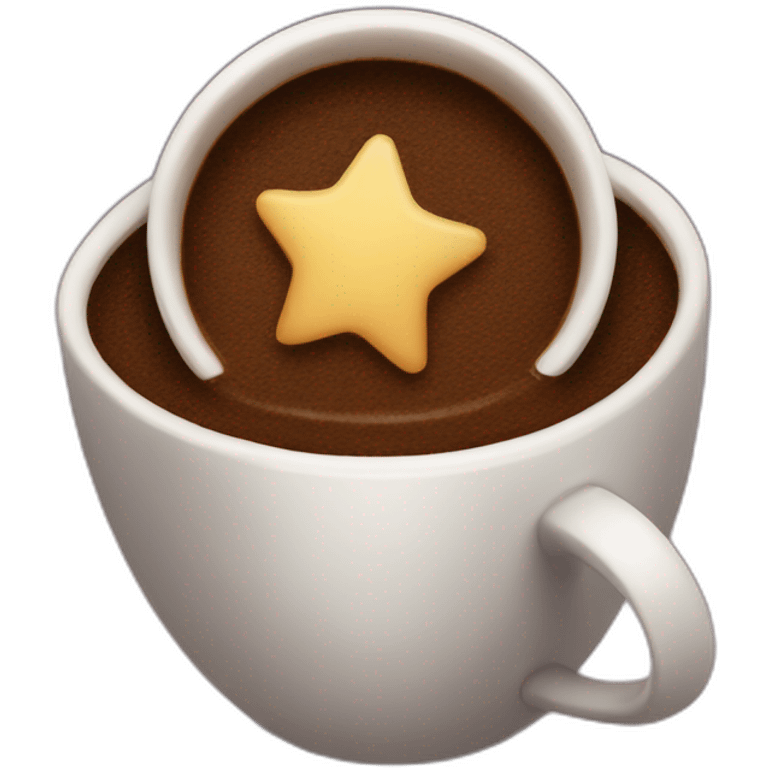 coffee with stars emoji