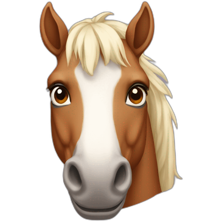 horse with no snout emoji