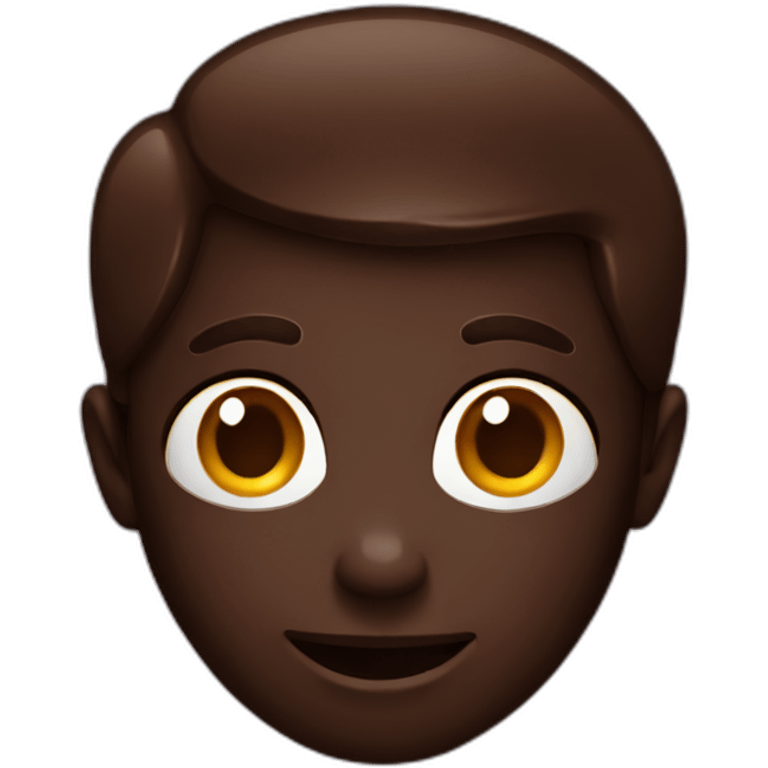 dark chocolate emoji