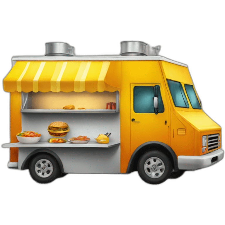 Food truck colombia emoji