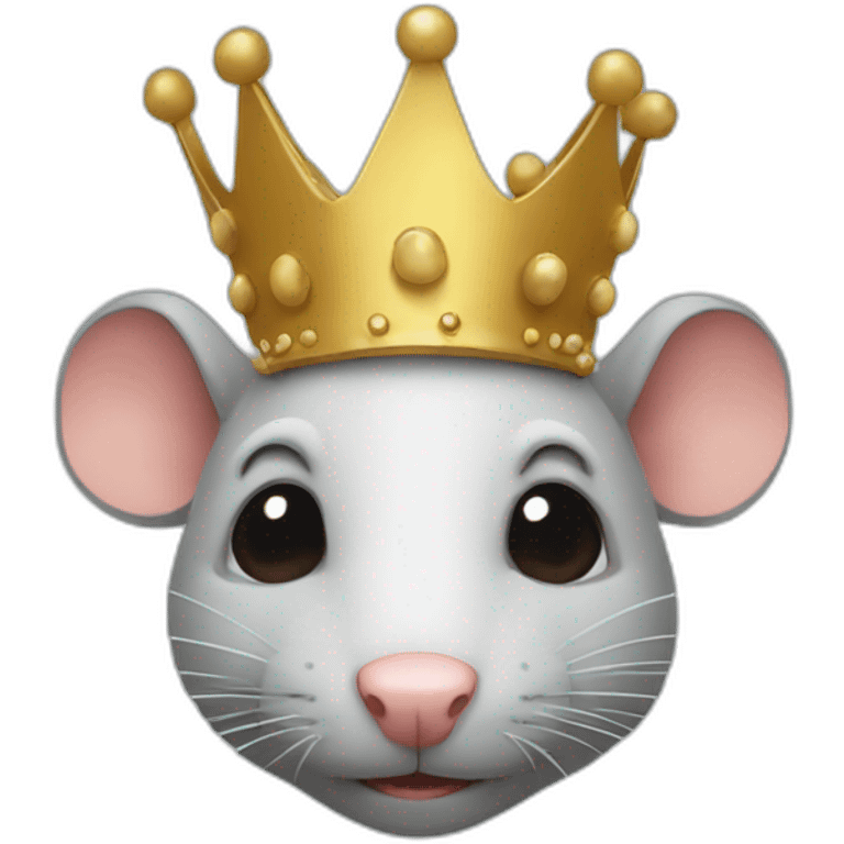 Rat crown emoji