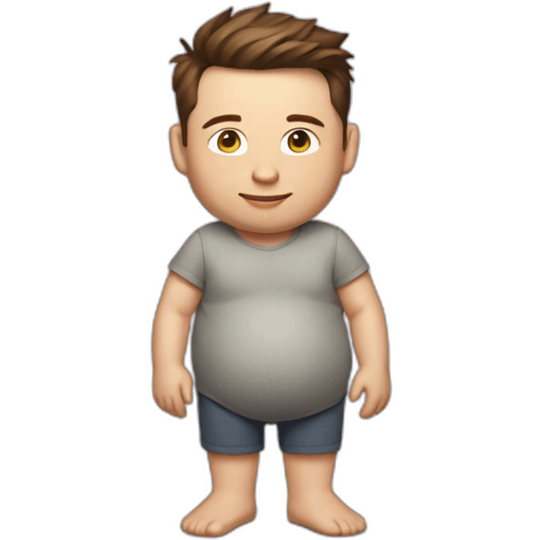 Elon musk pregnant full body emoji