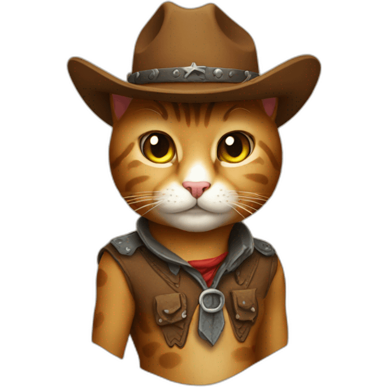 cowboy cat emoji