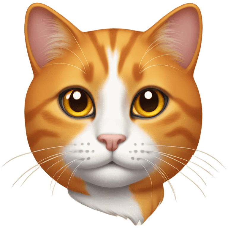 Cat orange  emoji