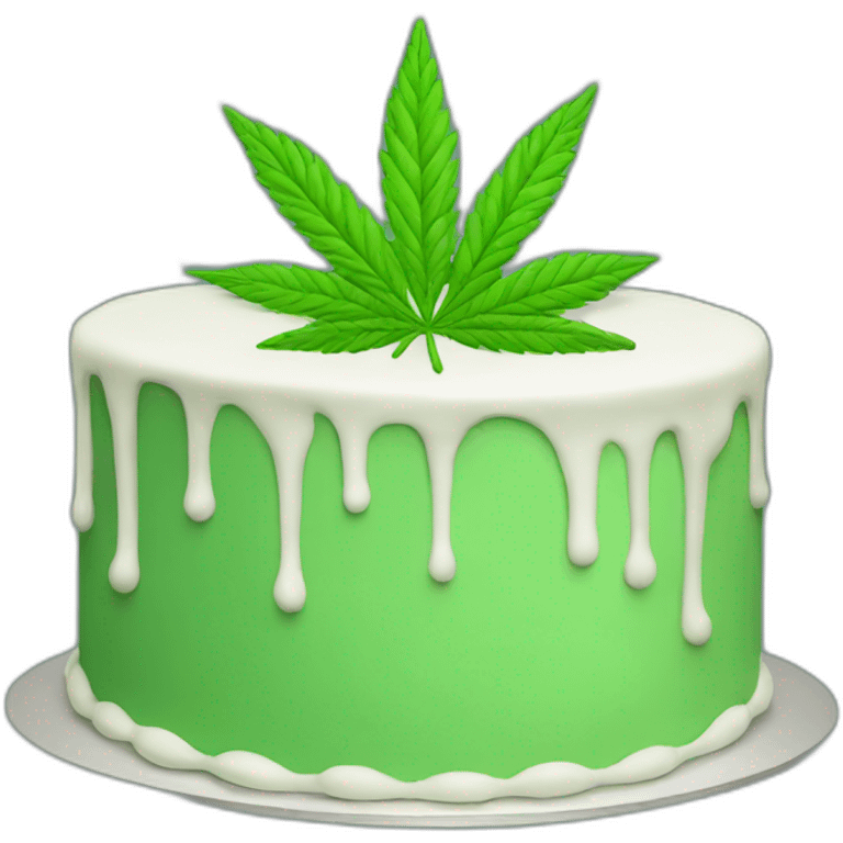 marijuana cake emoji