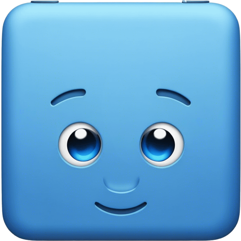 Blue iPad  emoji