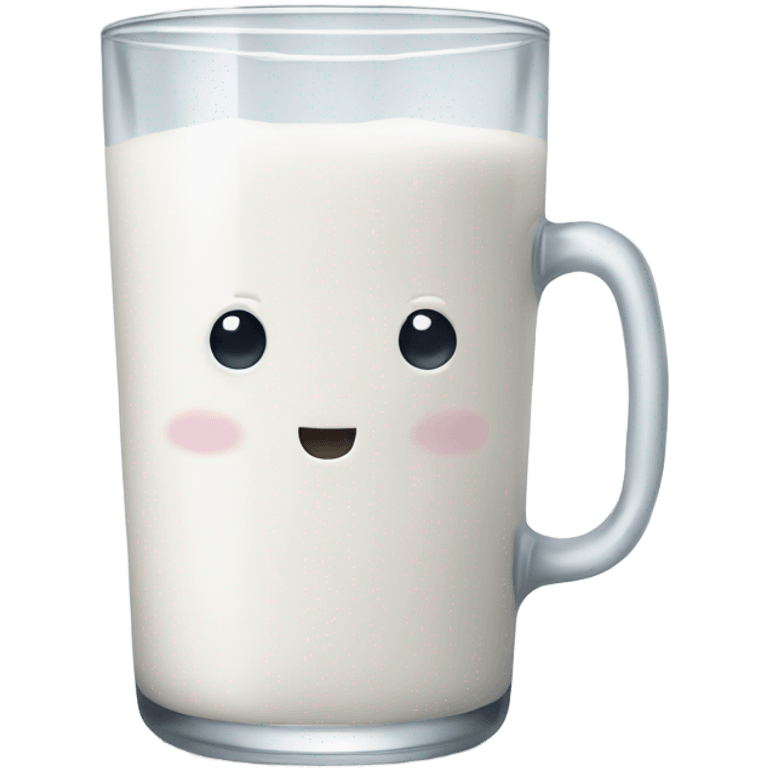 Milk in glass emoji