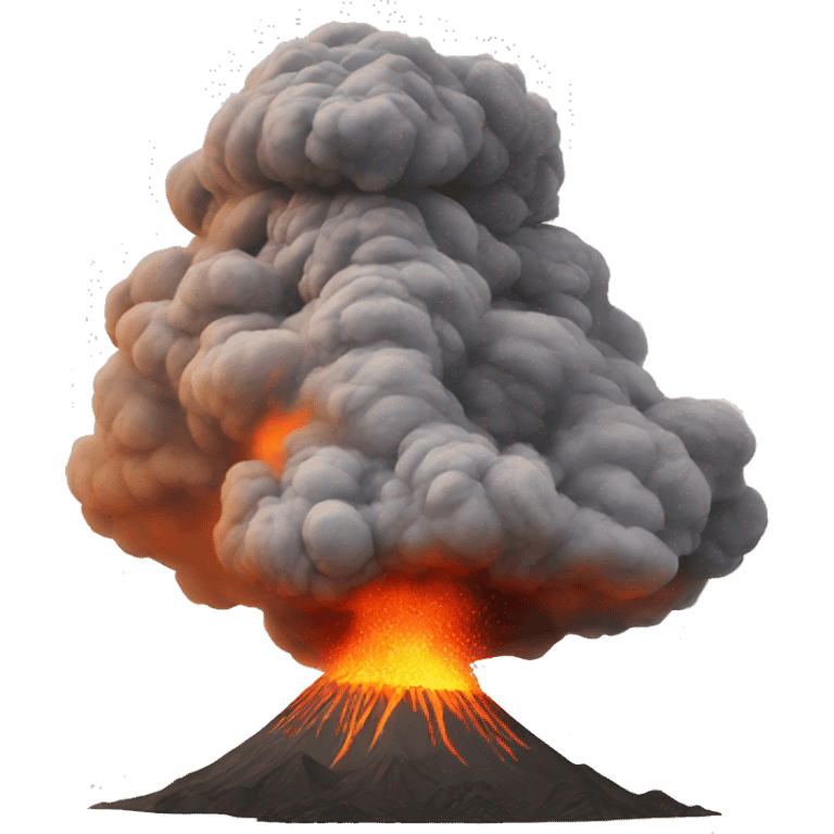 erupting volcano turkey emoji