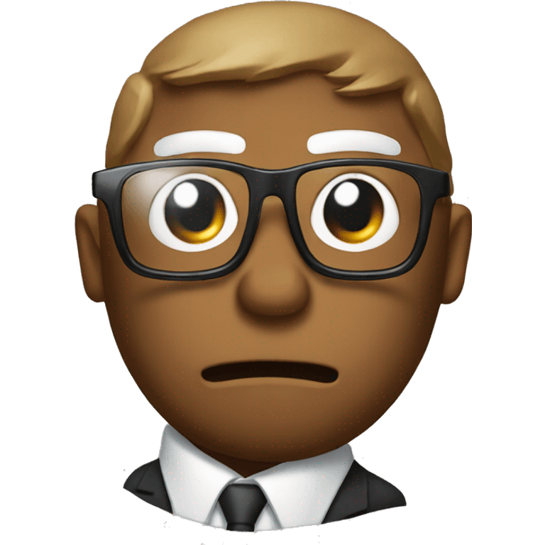 poop with glasses and a rolex and a suit emoji