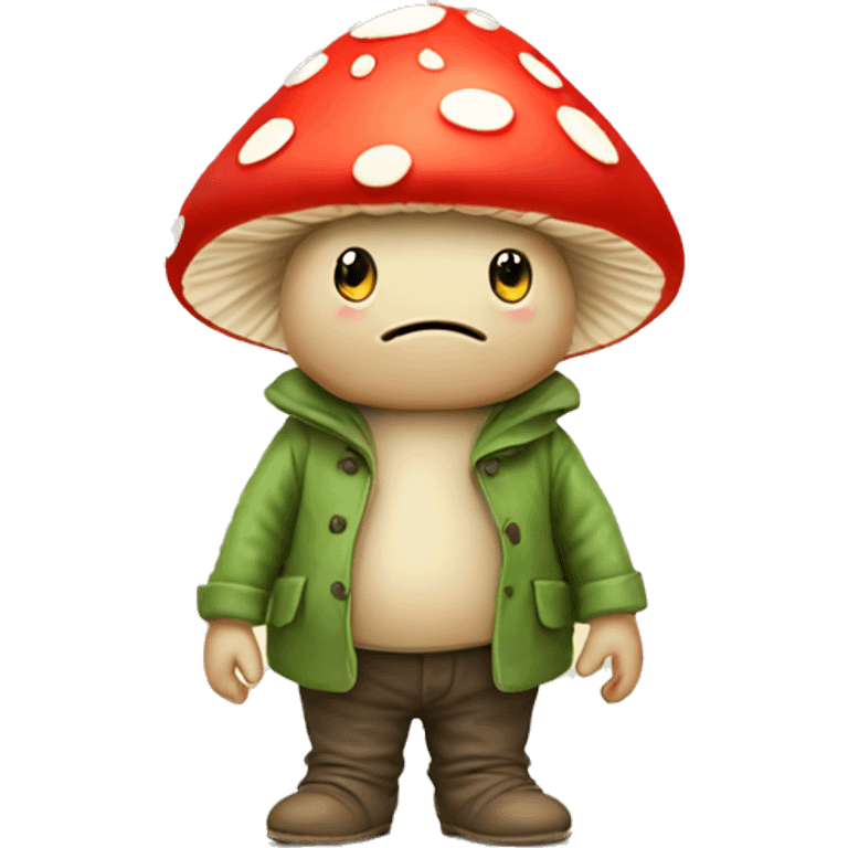 Little toadstool person  emoji