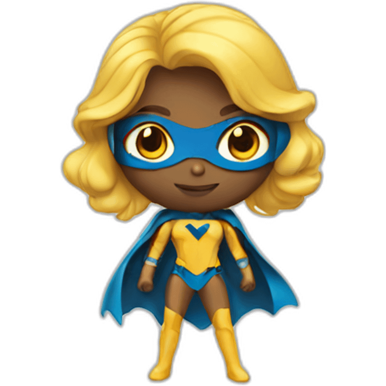 superhero girl emoji