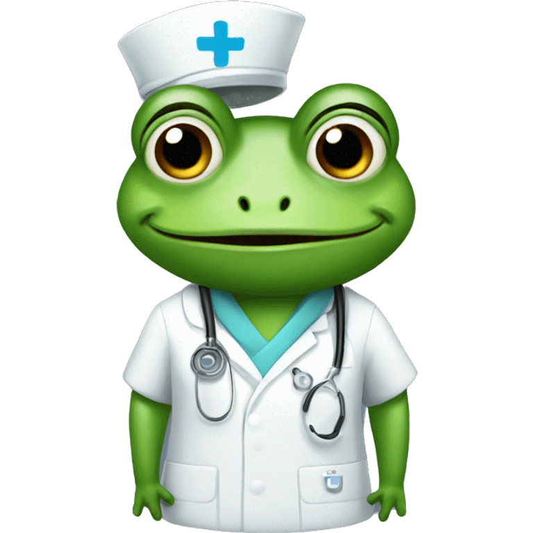 nurse frog emoji