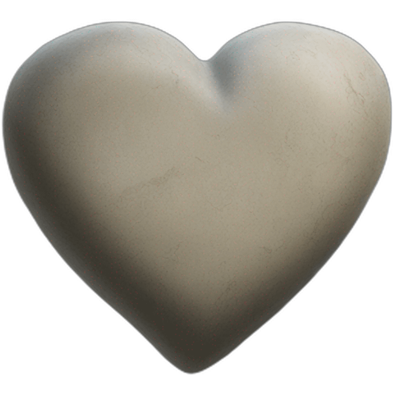 Stone Heart emoji