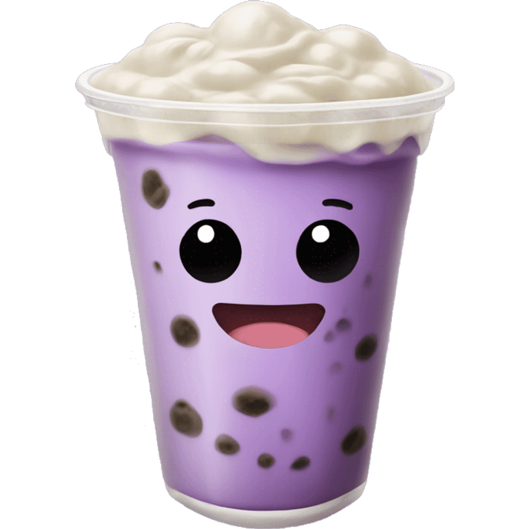 Taro boba tea emoji