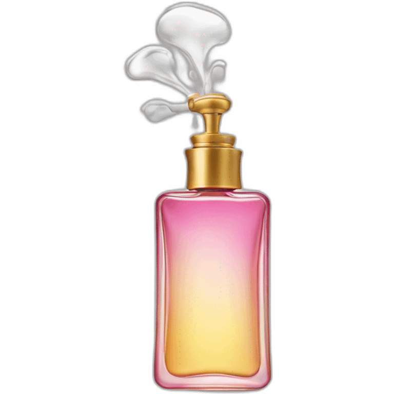 Perfume bottle spraying emoji