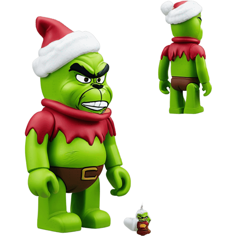 the grinch angry Bearbrick emoji