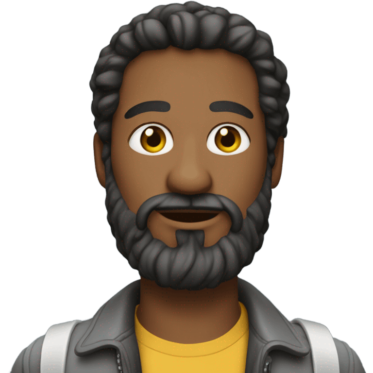 New York with beard emoji