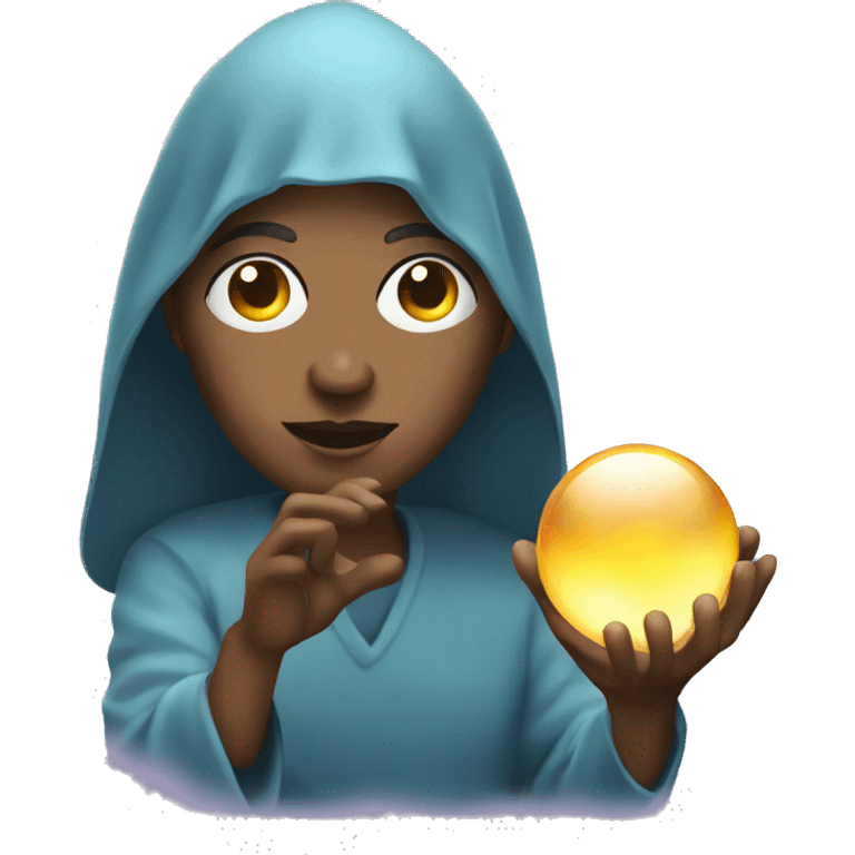 Psychic with crystal ball emoji