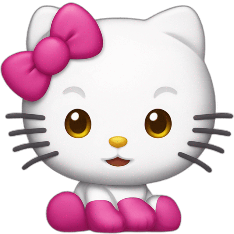 Hello Kitty kussmund emoji