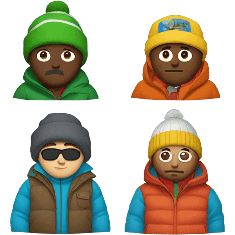 south park crew emoji