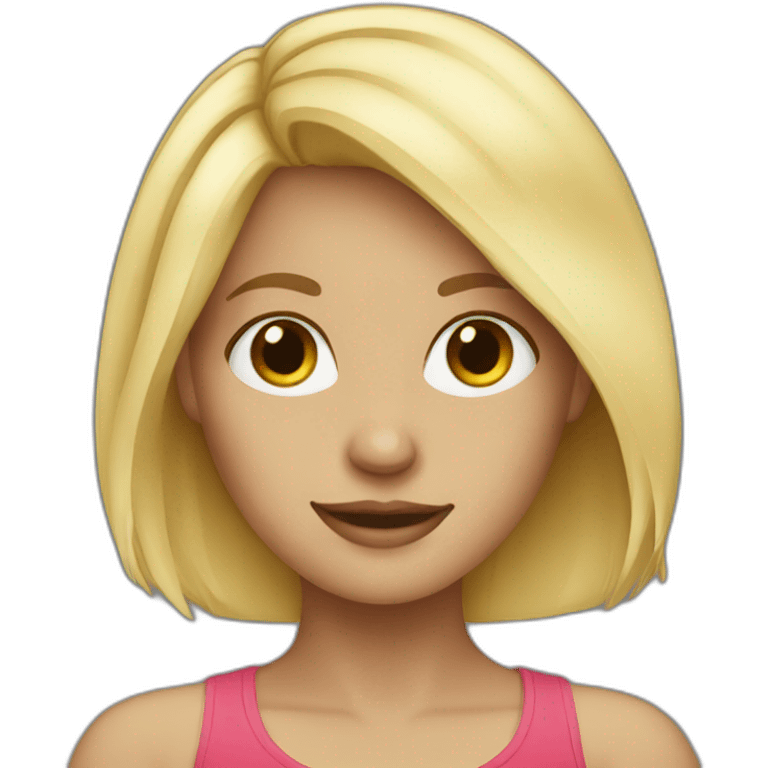 Blonde girl owner emoji