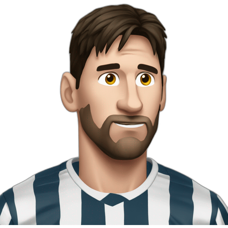 Realistic-Messi-in-jail-smoking emoji