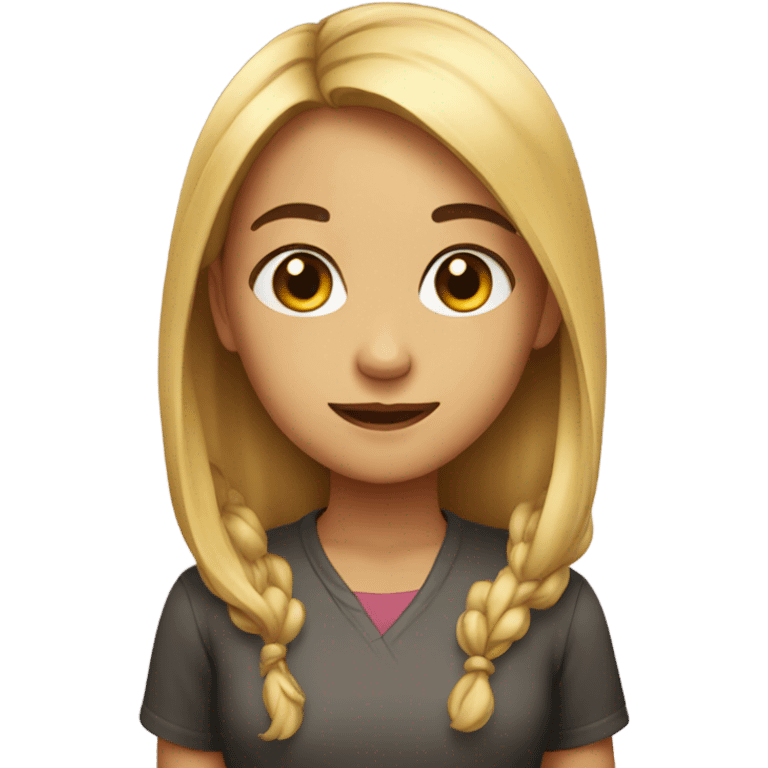 Cute girl emoji